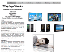 Tablet Screenshot of display-works.com